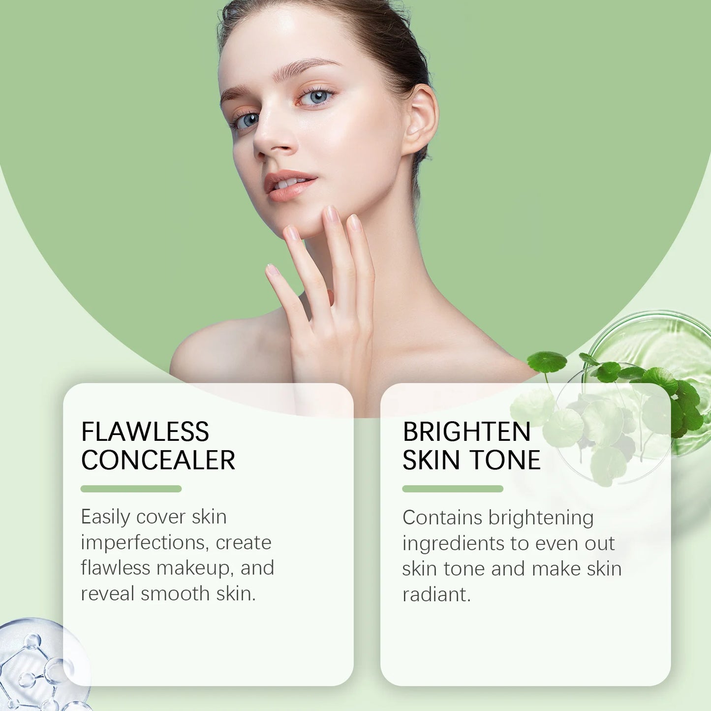 Eelhope Centella Asiatica CC Cream – SPF, Concealer & Moisturizer