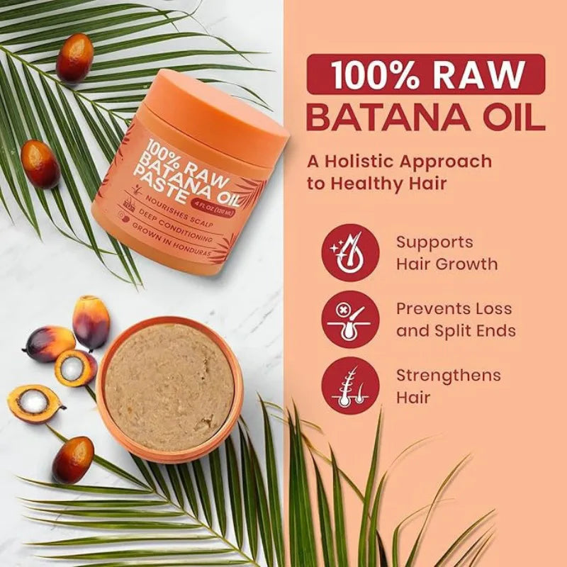 Organic Raw Batana Oil 120ml – Pure Cold Pressed Hair Mask