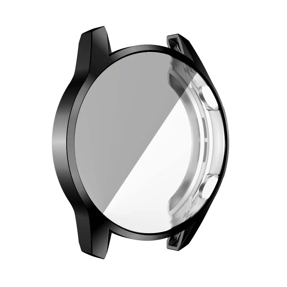 Accessories Clear TPU Case Watch Frame Cover For Huawei watch gt 2 Case Smart Watch Protector Full Protective Case Cover Peaceful Pleasures Health and Wellness black--