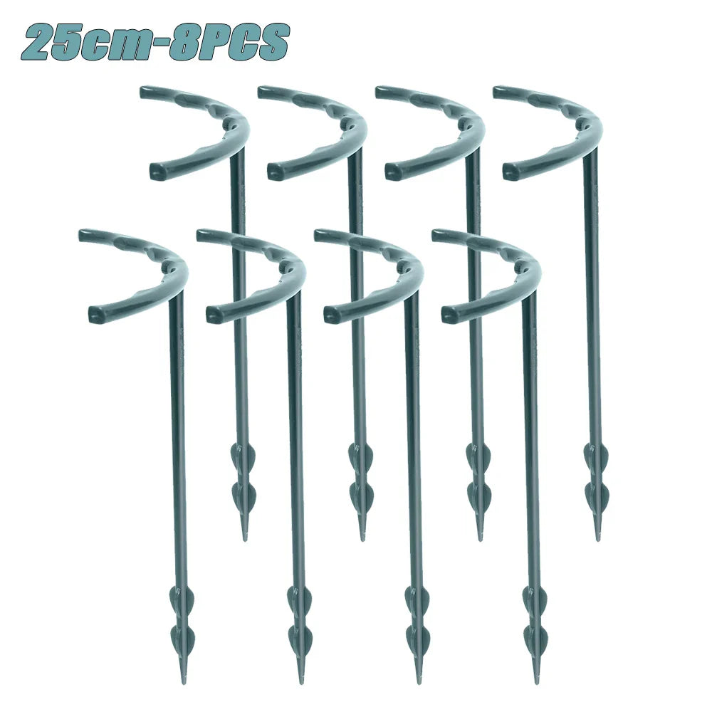 Semi-Circle Plant Support Stakes Hoops – Indoor & Outdoor Garden