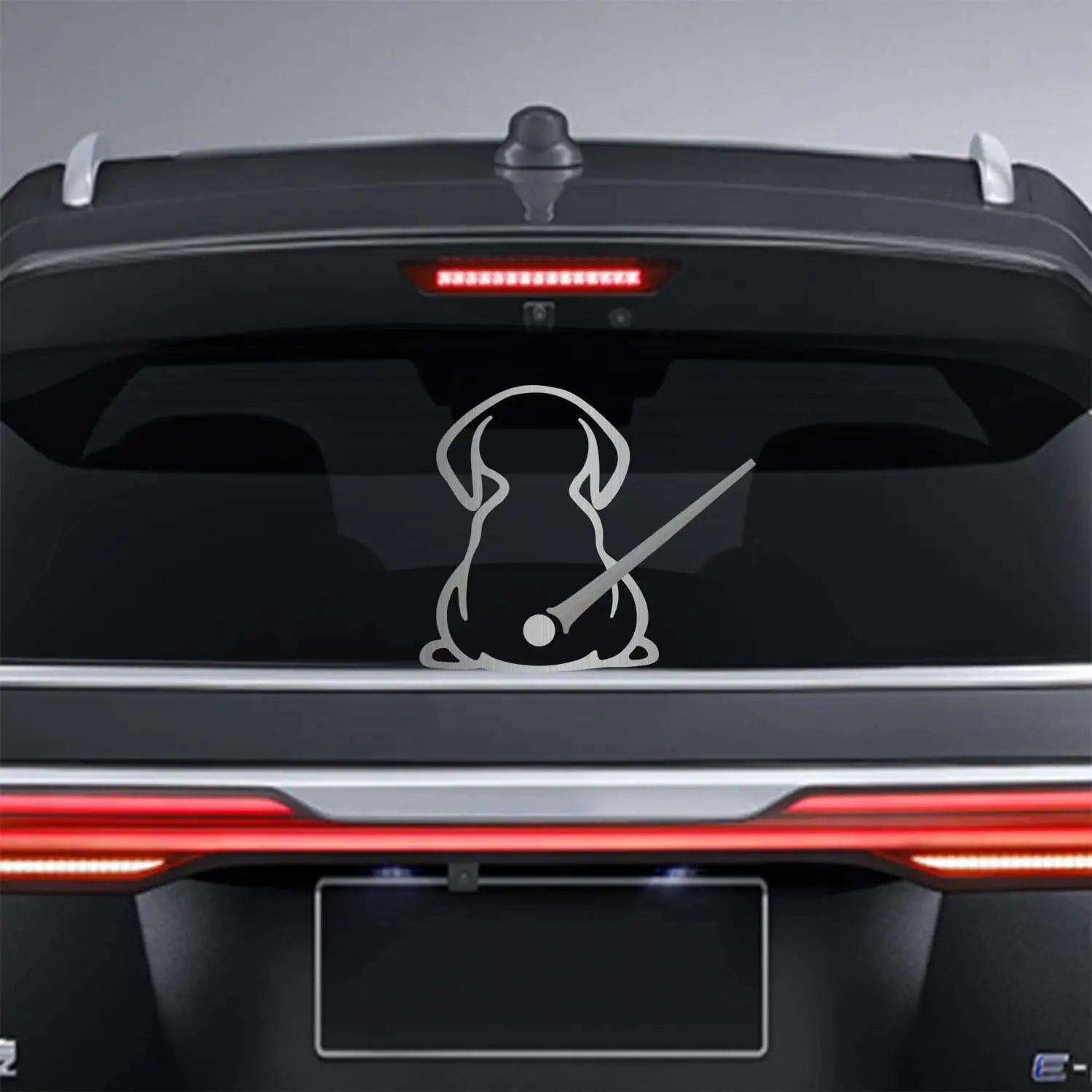 Dog Decals,Waterproof Rear Wiper Decal Funny Dog Moving Tail Stickers for Car Windshield Wiper Decal Vinyl Dog Stickers Peaceful Pleasures Health and Wellness black