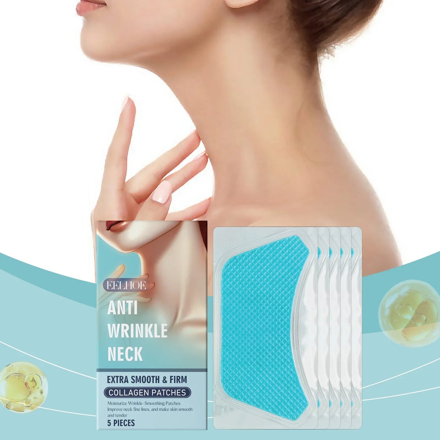 Eelhoe Collagen Neck Mask Patches – Firm, Lift & Hydrate