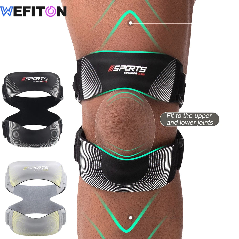 1PCS Patellar Support Strap - Tendon Knee Brace Patella Stabilizer for Pain Relief Adjustable Knee Joint Strap for Running,Sport Peaceful Pleasures Health and Wellness