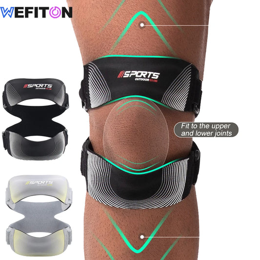 1PCS Patellar Support Strap - Tendon Knee Brace Patella Stabilizer for Pain Relief Adjustable Knee Joint Strap for Running,Sport Peaceful Pleasures Health and Wellness