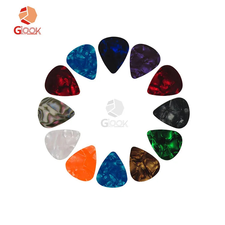 Guitar Picks Celluloid Acoustic Electric UK Various Thicknesses