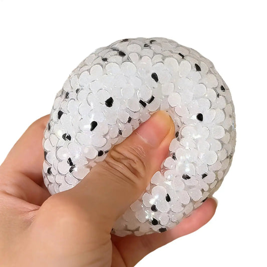 Rice Ball Squeeze Fidget Toy – Slow Rebound Sensory Stress Ball Fidget Stress Ball Oasis Select