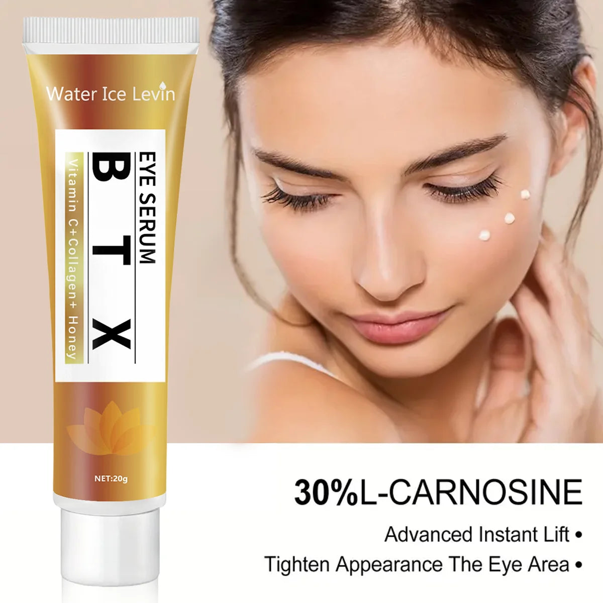 Hypoallergenic Eye Gel Cream with Hyaluronic Acid | Unisex Eye Gel Cream Peaceful Pleasures Health and Wellness