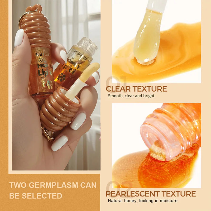 Honey Lip Balm Longlasting Moisturizing Dry Lips Diminishes Lip Lines Plumps Lips With Transparent Pearlescent Lip Care Lip Balm Peaceful Pleasures Health and Wellness