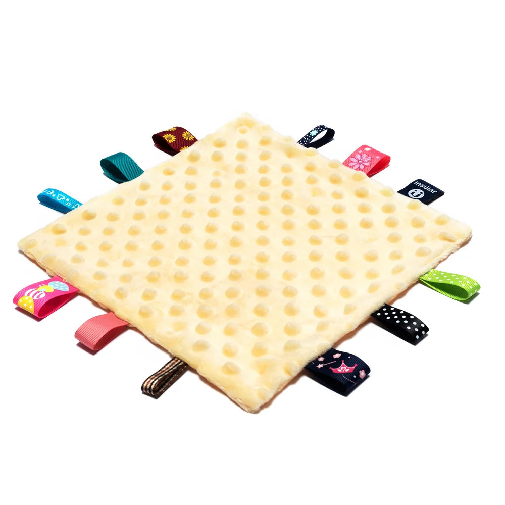 Baby Taggies Comfort Blanket | Soft Soothe Towel for Newborns