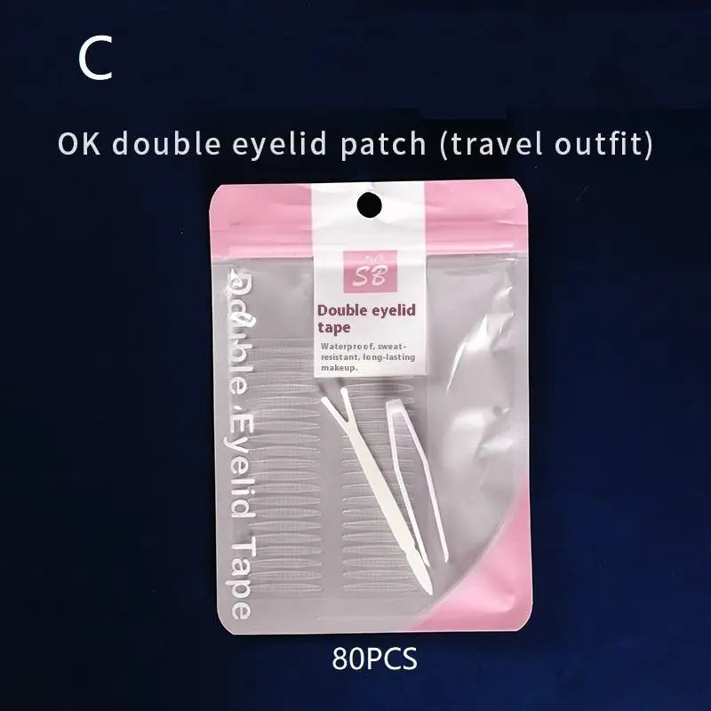 Sleep Memory Double Eyelid Stickers – 40/80 Pcs Invisible Tape