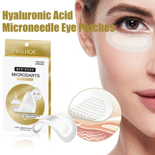 Hyaluronic Acid Microneedle Eye Patches – Dark Circles & Puffiness