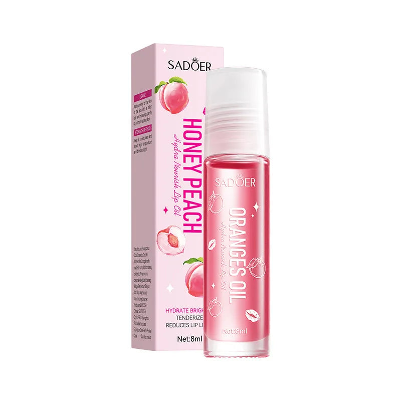 SADOER Fruit Lip Oil – Moisturizing Nourishing Anti-Wrinkle Lip Balm