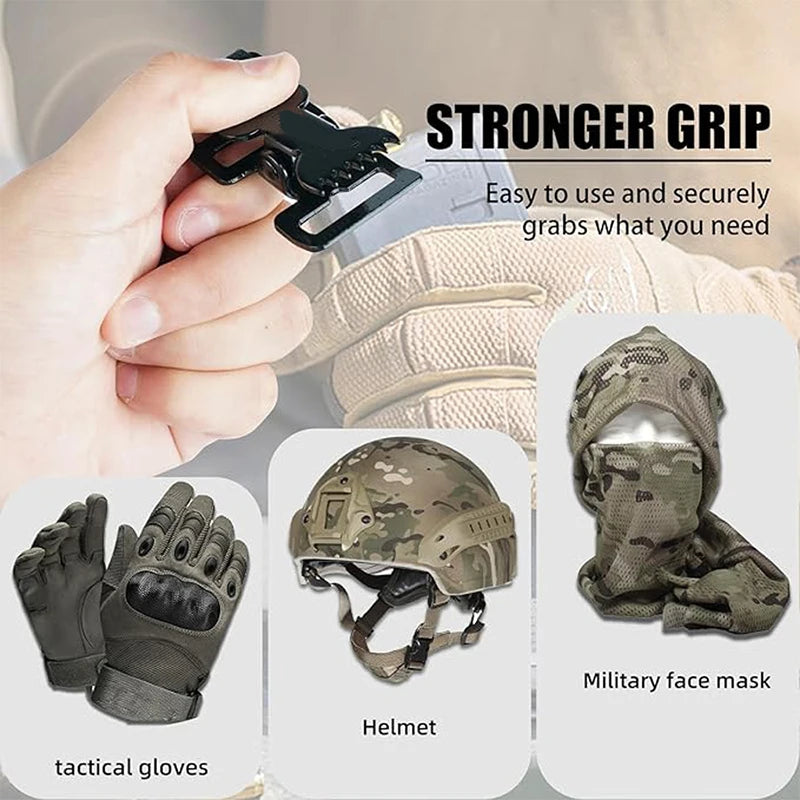 Parachute Rope Braided Glove Clip Strap | Climbing & Camping Glove Clip Strap Peaceful Pleasures Health and Wellness