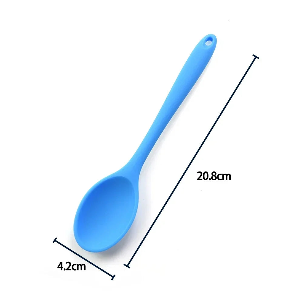 Silicone Soup Spoon – Nonstick-Safe Kitchen Mixing Ladle