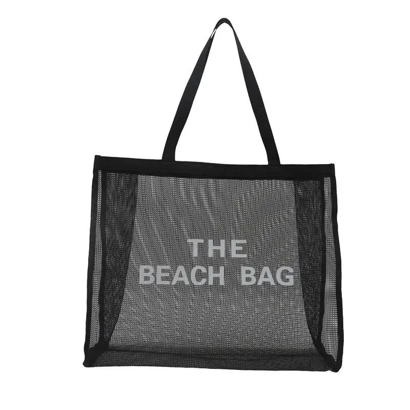Women's Large Mesh Tote Bag – Beach, Pool, Gym & Travel