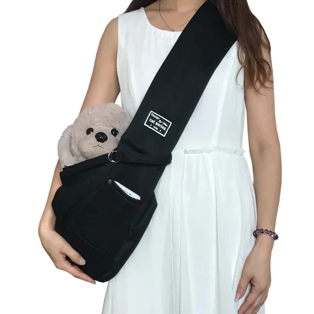 Pet Sling Carrier Bag | Crossbody Shoulder Bag for Small Dogs & Cats
