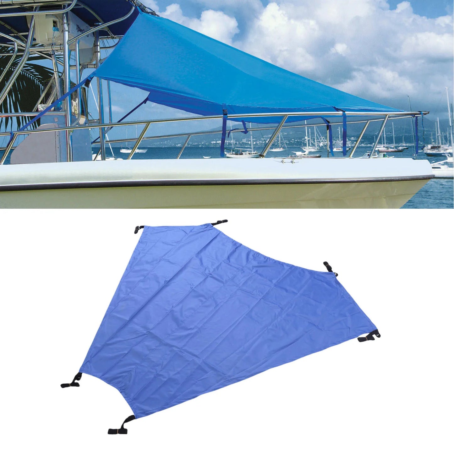 Boat T-Top Bow Sun Shade | 600D Waterproof Oxford Fabric Cover