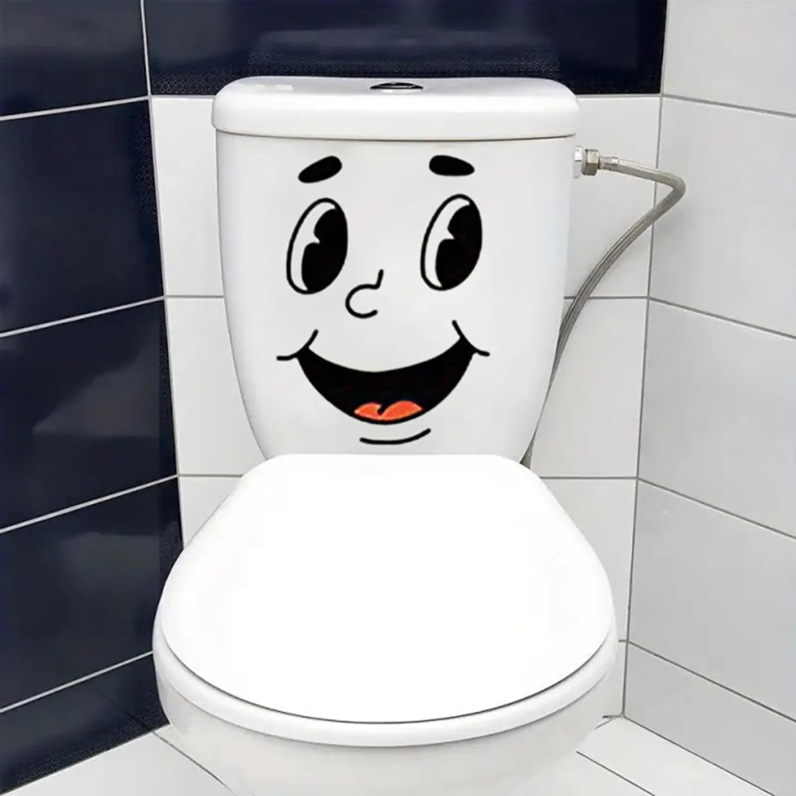 Toilet Stickers Self-Adhesive Removable Sticky Decals Decorative Wall Stickers For Kitchen Fridge Bucket Driveway Garden Indoor Peaceful Pleasures Health and Wellness
