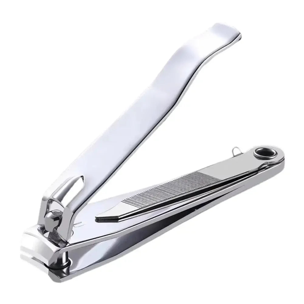 Premium Stainless Steel Nail Clipper Ultra Sharp Sturdy Fingernail & Toenail Clipper Cutter, Curved Edge Cutter Finger Nail Clip Peaceful Pleasures Health and Wellness 1PC