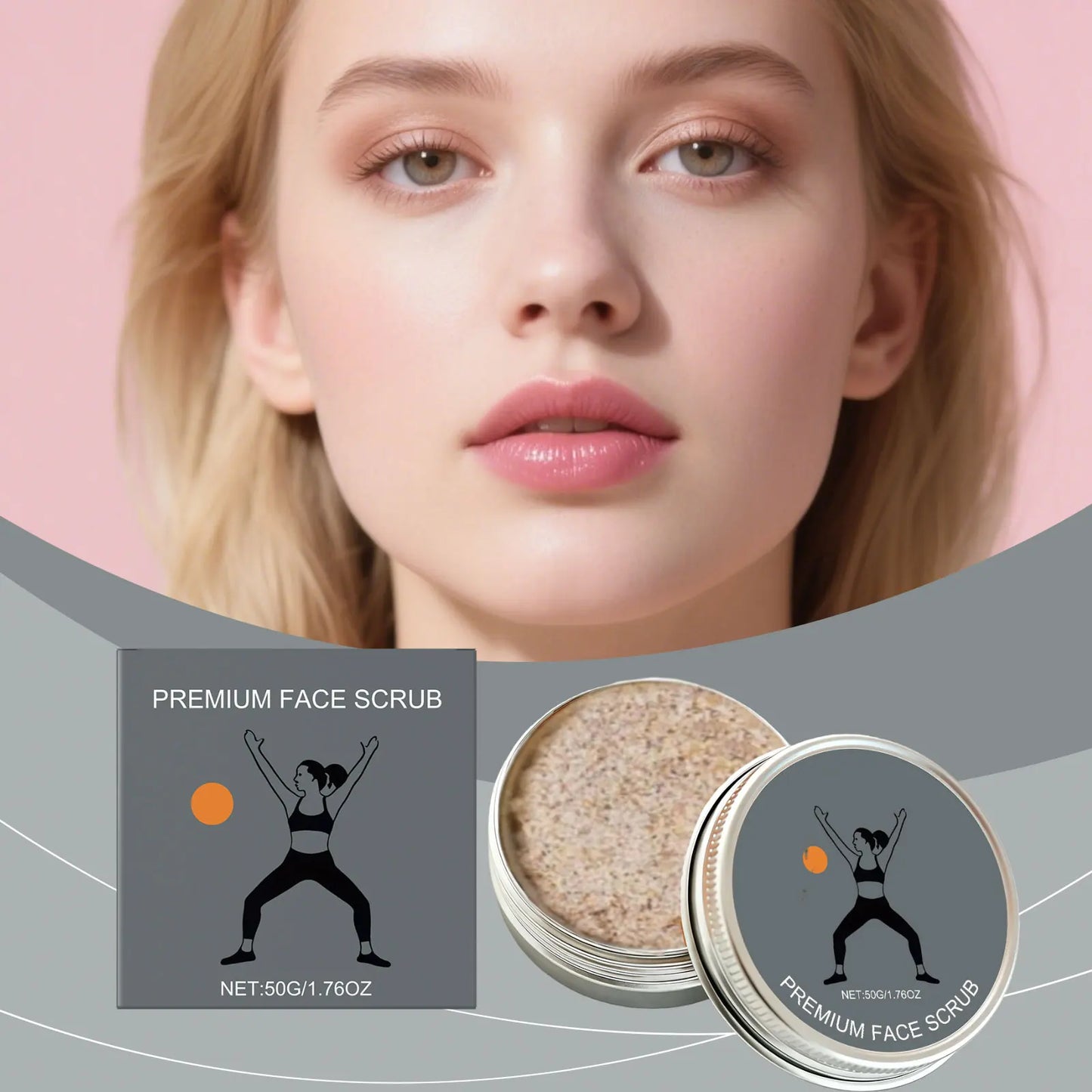 Facial Moisturizing Scrub – Pore Cleansing & Brightening