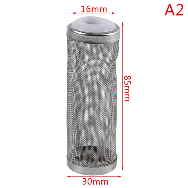 Aquarium Inflow Inlet Filter Stainless Basket Mesh Net Filter Guard Fish Tank Filter Accesories Intake Strainer Pre-Filter Cover Peaceful Pleasures Health and Wellness A2