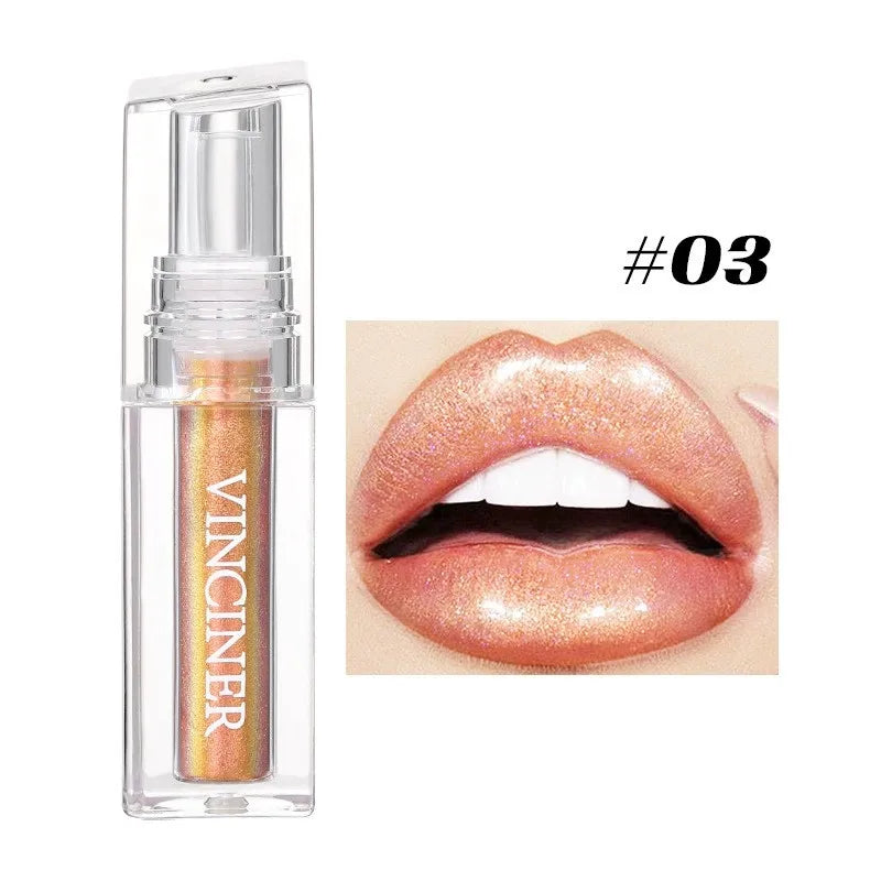 7 magical lip glosses, plump moisturizing and color-changing lip gloss, non-distorted aurora colorful lip gloss Peaceful Pleasures Health and Wellness 03