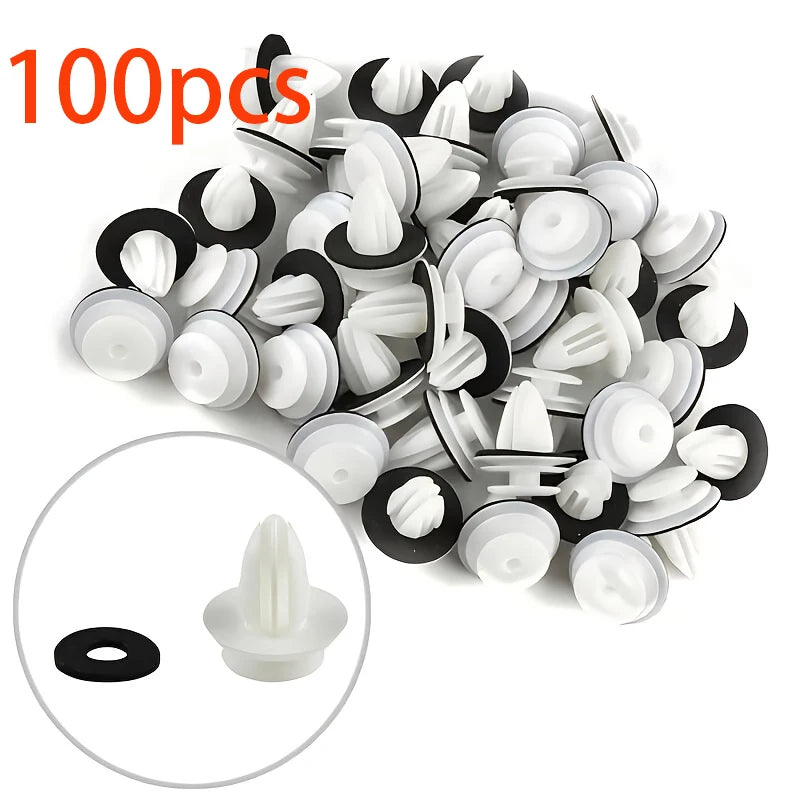 20 50 Door Panel Clips Automotive Fasteners Rivets Sealing Rings