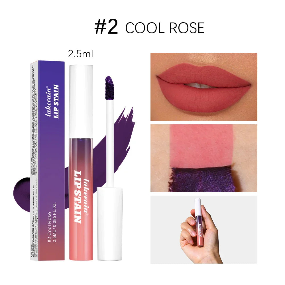 Lakerain Peel-Off Lip Stain – Matte, Waterproof, Long-Lasting