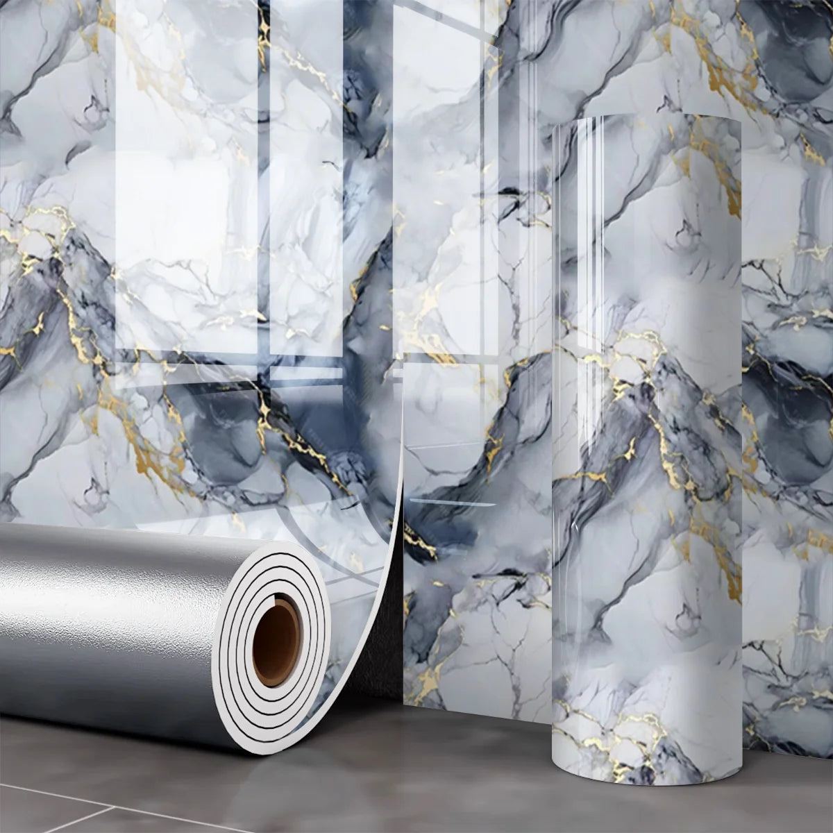 3D Marble Self-Adhesive Foam Wall Panels | Waterproof Stone Look