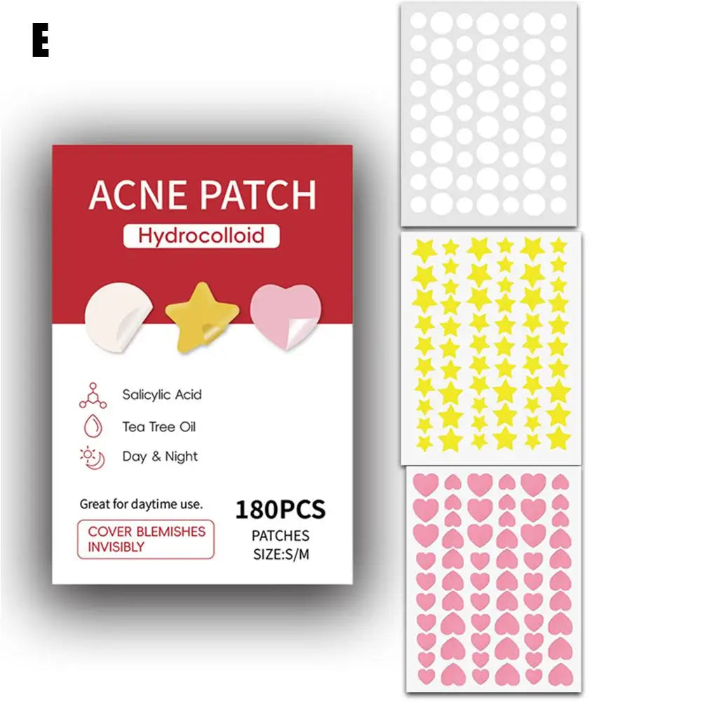Hydrocolloid Pimple Patches – Invisible Blemish Covers 180–360 ct