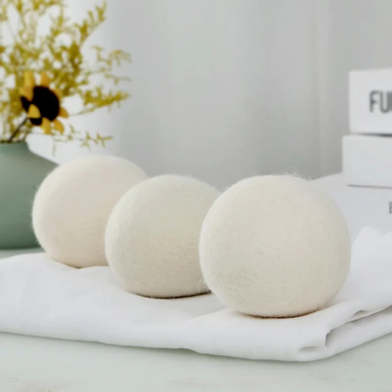 Reusable Wool Dryer Balls & Laundry Lint Catcher | 1000 Uses