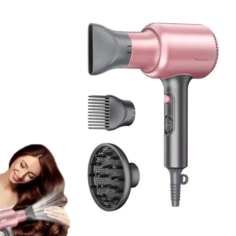 Cross-border Hot-Selling 1900W High-Power ABS Constant Temperature Household & Salon Use Hair Dryer Wholesale Peaceful Pleasures Health and Wellness