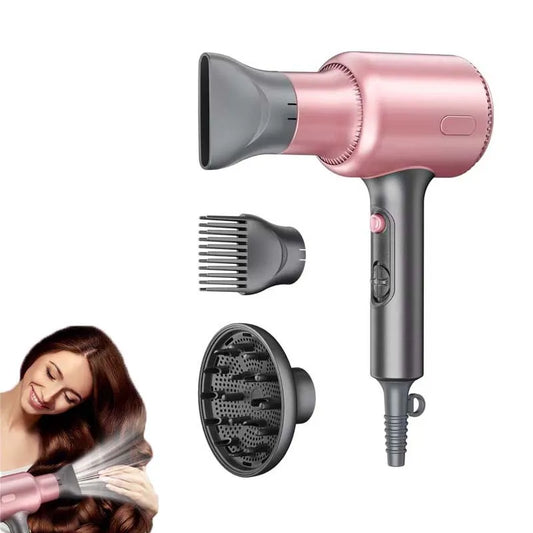 Cross-border Hot-Selling 1900W High-Power ABS Constant Temperature Household & Salon Use Hair Dryer Wholesale Peaceful Pleasures Health and Wellness
