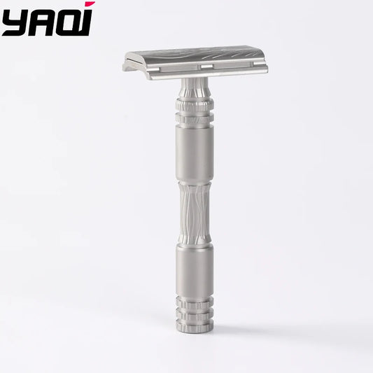 2026 YAQI Ghost Safety Razor 316 Stainless Steel Smooth Shaving Designed for Comfortable Experience Peaceful Pleasures Health and Wellness
