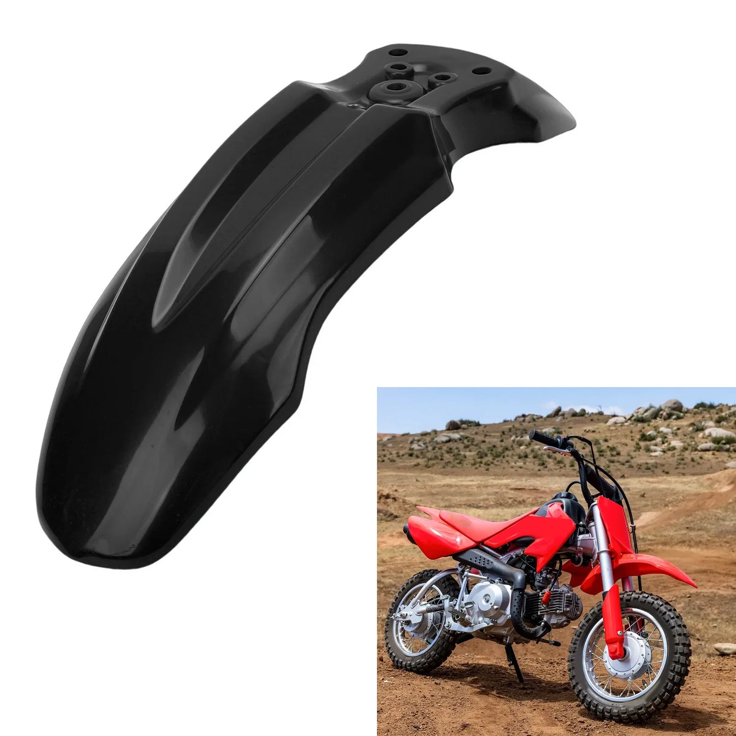 Front Mudguard for 125cc Pit Dirt Bike – ABS Fender Replacement