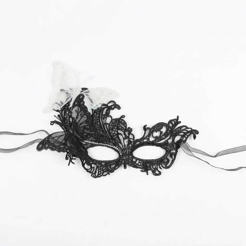 Butterfly Lace Half Face Mask | Masquerade & Cosplay