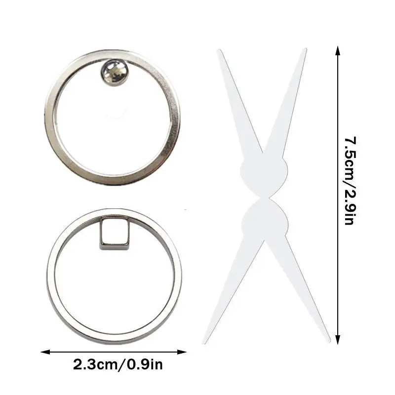 Nail Art Cat's Eye Magnet Tool Hollow Ring-shaped Glass Bead Cat Eye Magnetic Nail Art Effect Magnetic Gel Polish Manicure Tools Peaceful Pleasures Health and Wellness