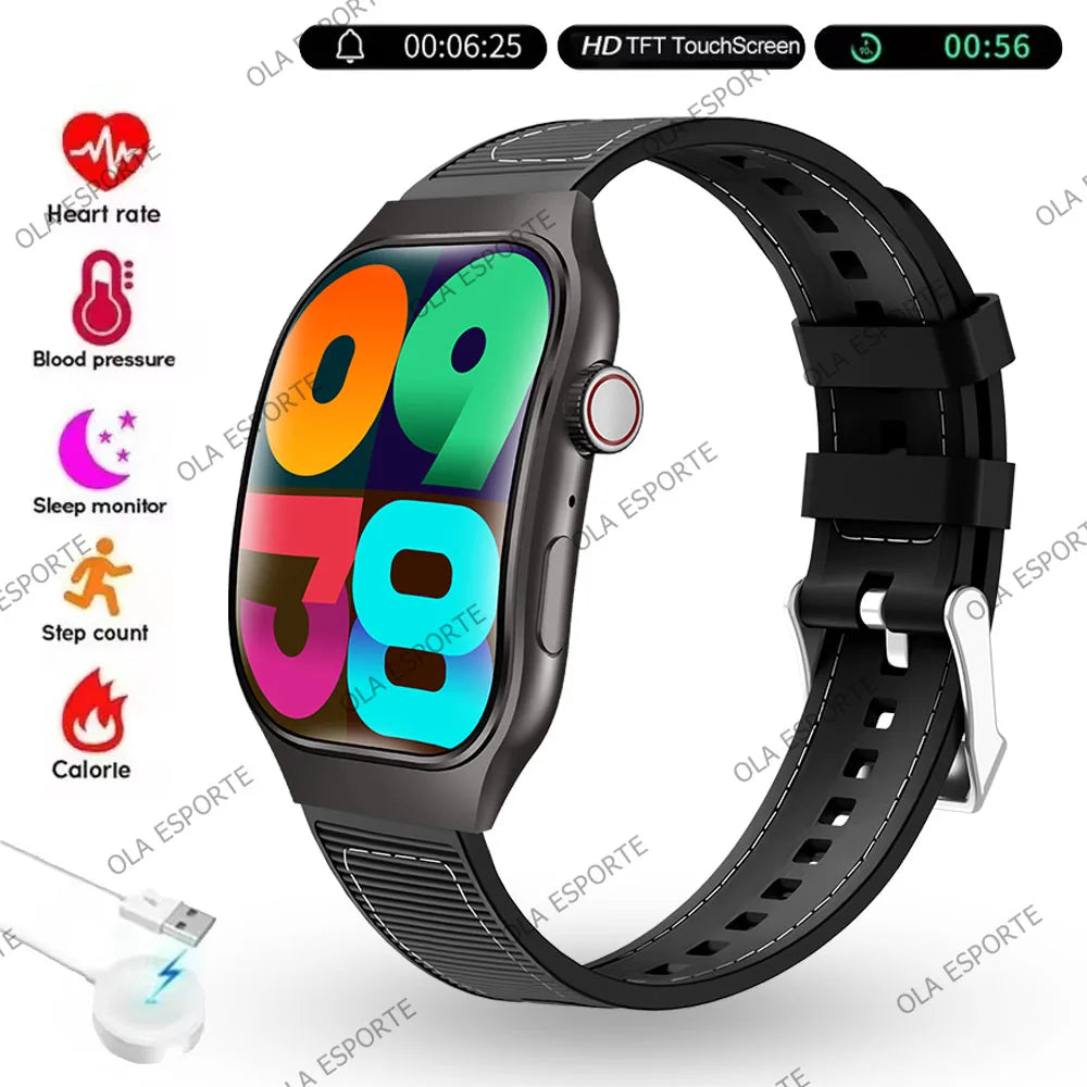 Ola Esporte 2.01" AMOLED Smartwatch – Bluetooth Call & Fitness
