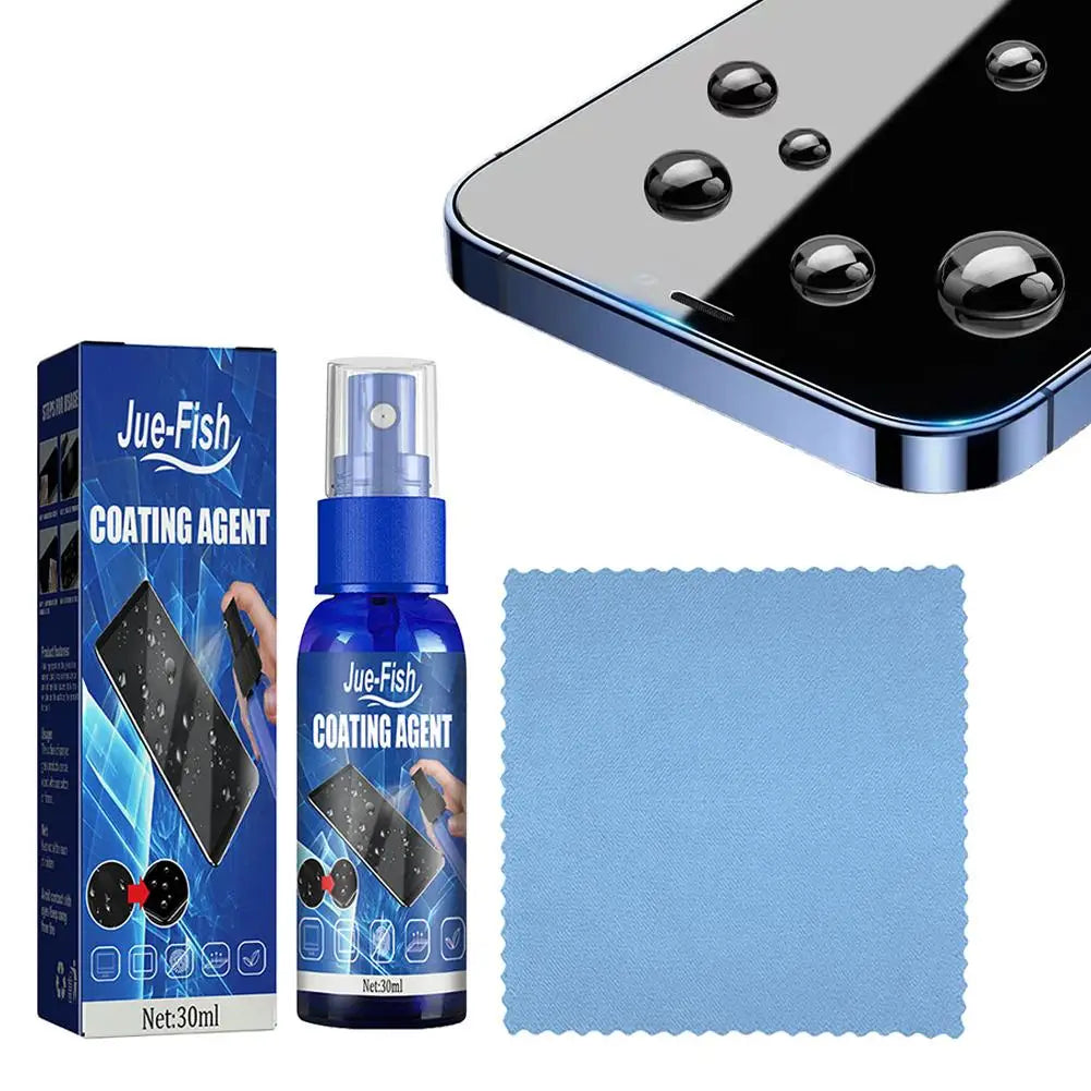 Screen Cleaner Spray Kit with Microfiber Cloth Peaceful Pleasures Health and Wellness