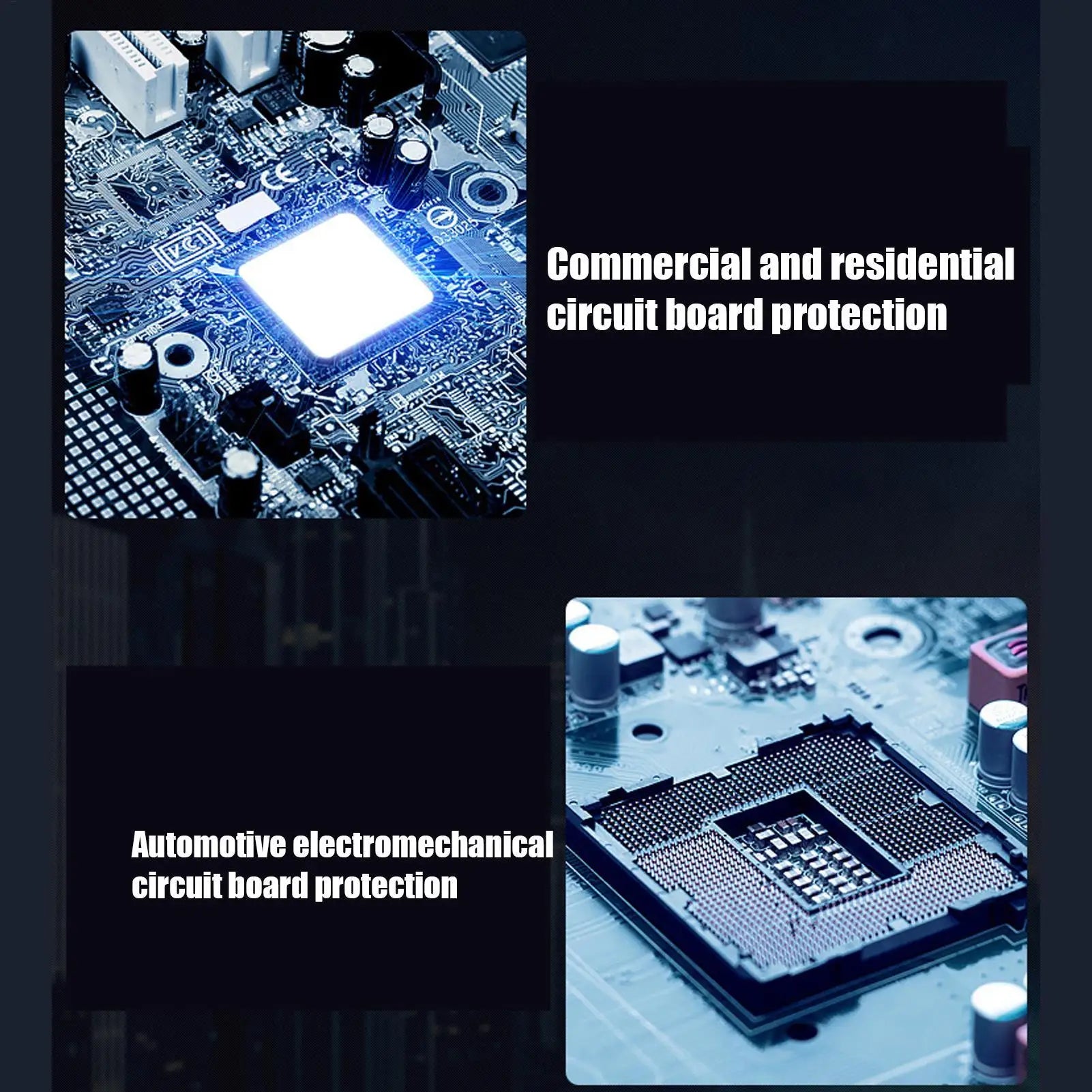 100ML Electronic Waterproof Coating Transparent Protective Coating Anti-moisture Waterproof Circuit Board Repair Glue with Brush Peaceful Pleasures Health and Wellness