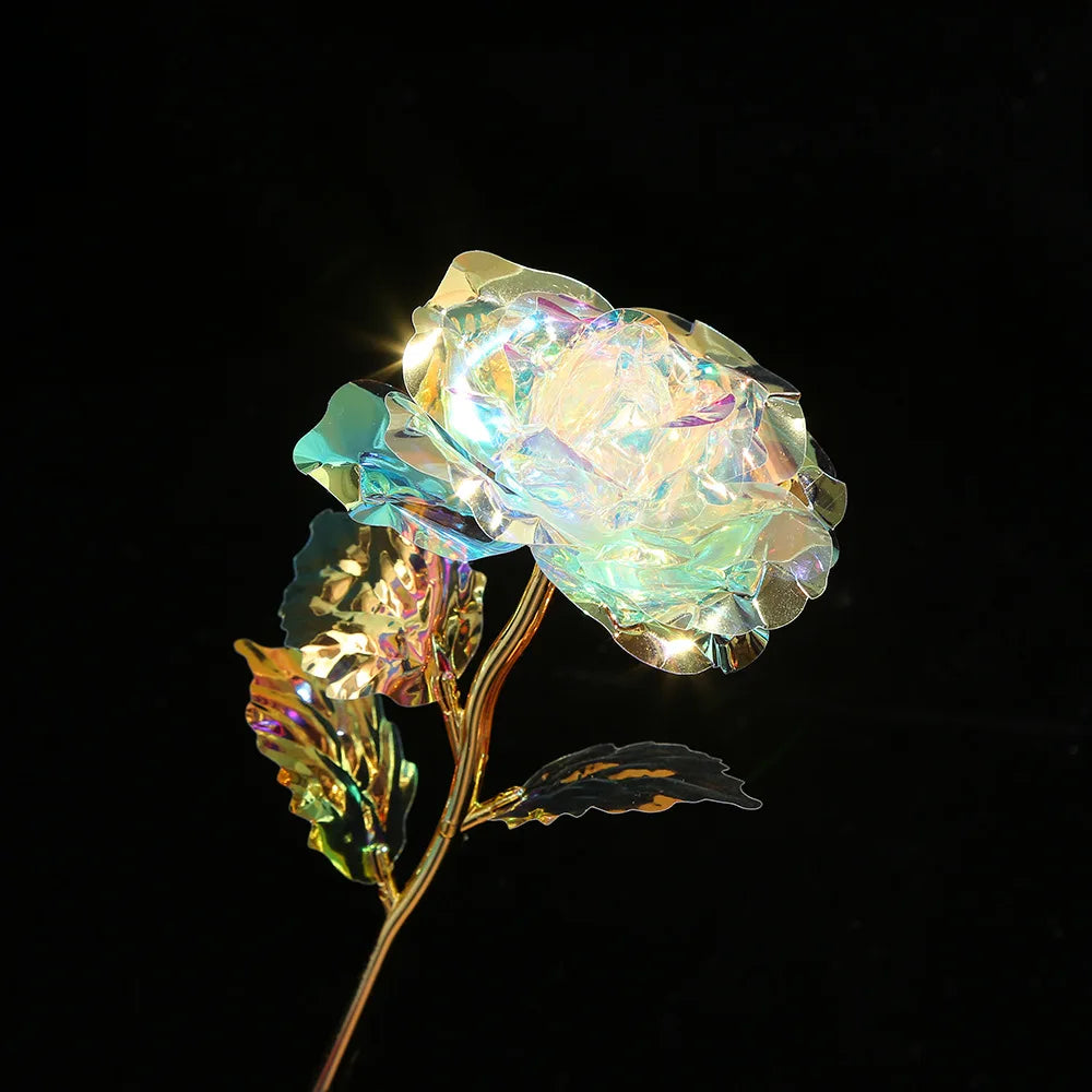 24K Gold Foil Rose – Eternal Artificial Flower Gift