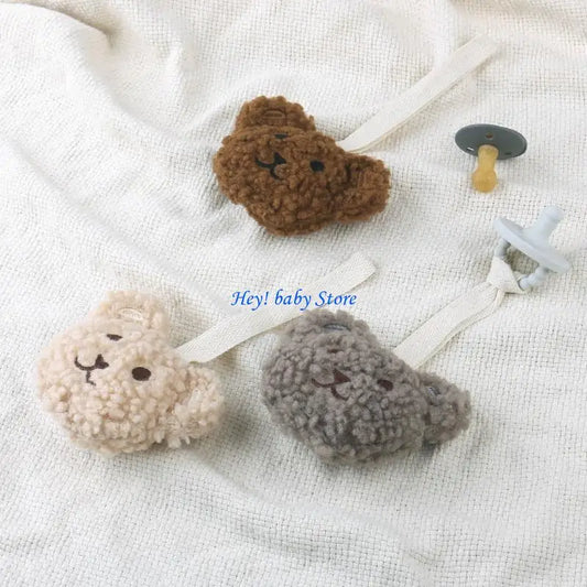Baby Bear Pacifier Clip Chain Pendant Holder for Newborns Pacifier Clip Pendant Peaceful Pleasures Health and Wellness