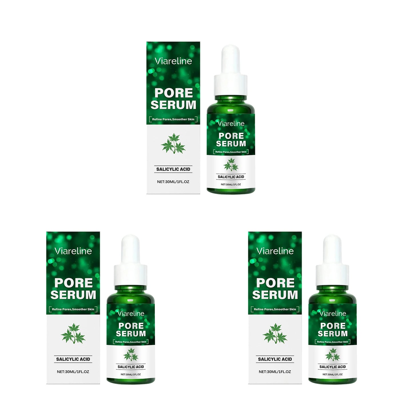 Salicylic Acid Essence Acne Treatment Shrink Pores Improve Roughness Oil Control Smoothing Brightening Rejuvenating Facial Serum Peaceful Pleasures Health and Wellness 90ml boxed