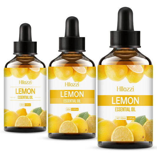 Hllozzi Lemon Essential Oil | Body, Hair & Aromatherapy Lemon Essential Oil Oasis Select