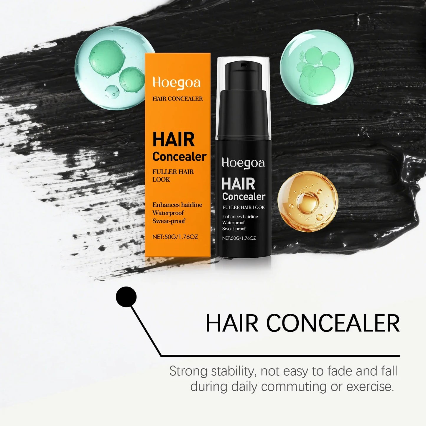 HOEGOA Waterproof Hair Concealer – Root & Hairline Coverage 50g