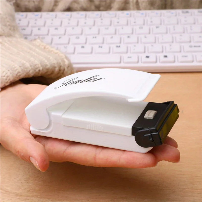Mini Hand Pressure Bag Sealer for Food & Plastic Bags