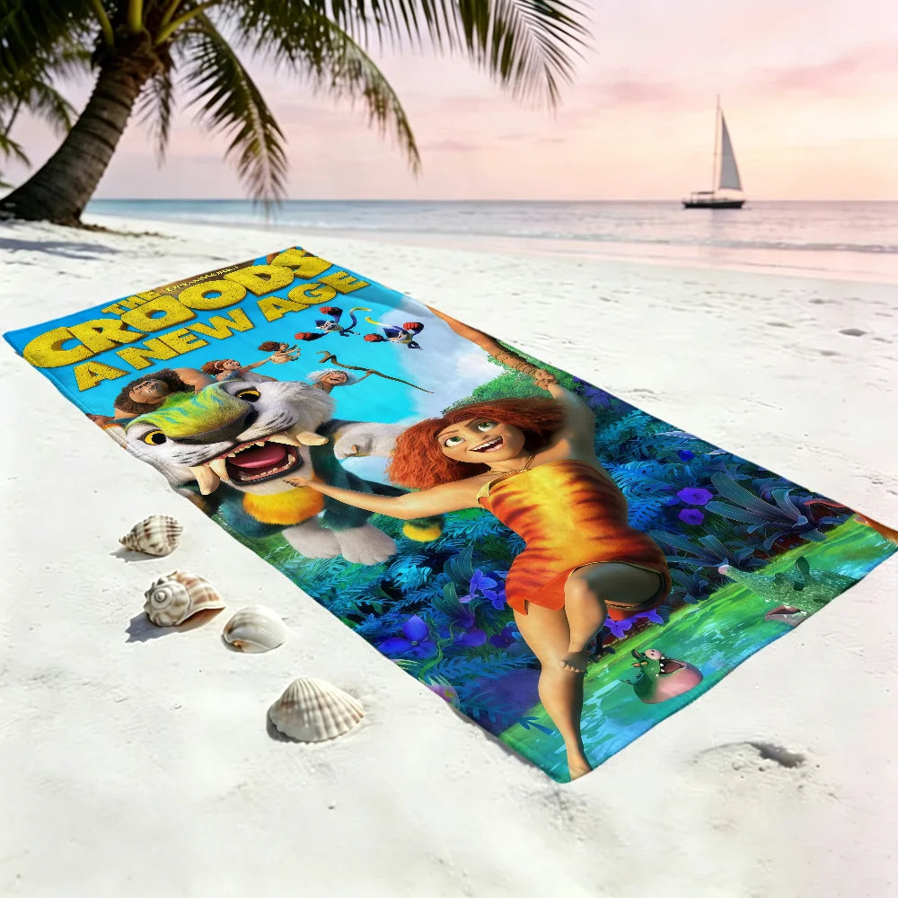 The Croods 2 Quick-Dry Beach Towel | Soft Pool & Travel Towel