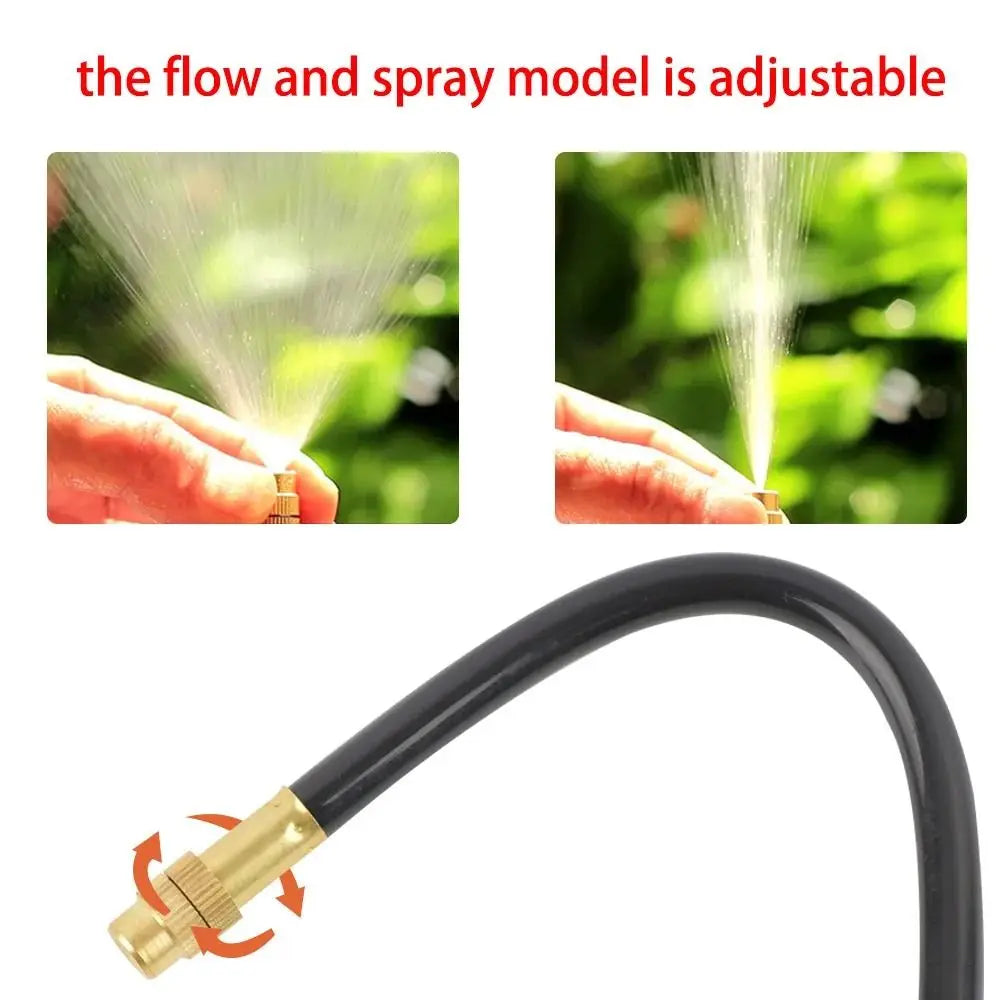 High Quality Free Bending Garden Sprayer Universal Copper Garden Sprinklers Cooling System Omnidirectional Irrigation Nozzles Peaceful Pleasures Health and Wellness