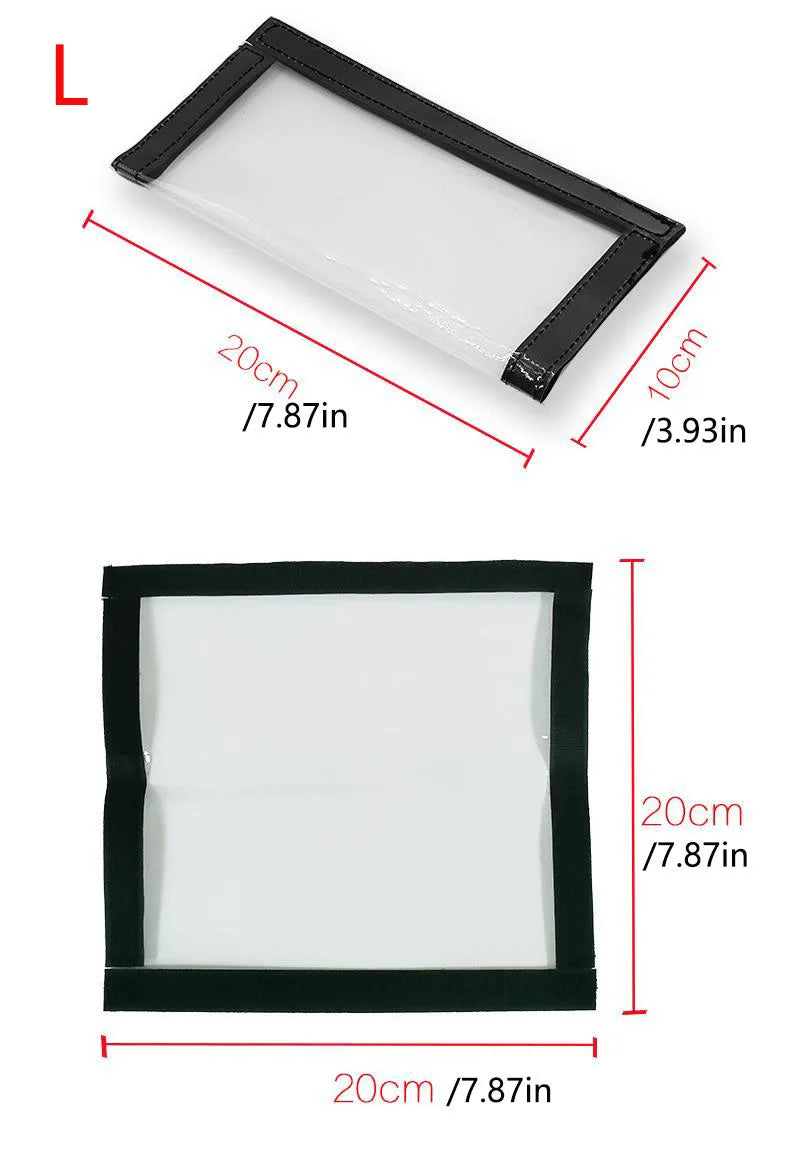 Clear PVC Fishing Lure Wrap Hook Covers 2-Pack (M & L) | JSHANMEI Fishing Lure Cover Peaceful Pleasures Health and Wellness L-1pc