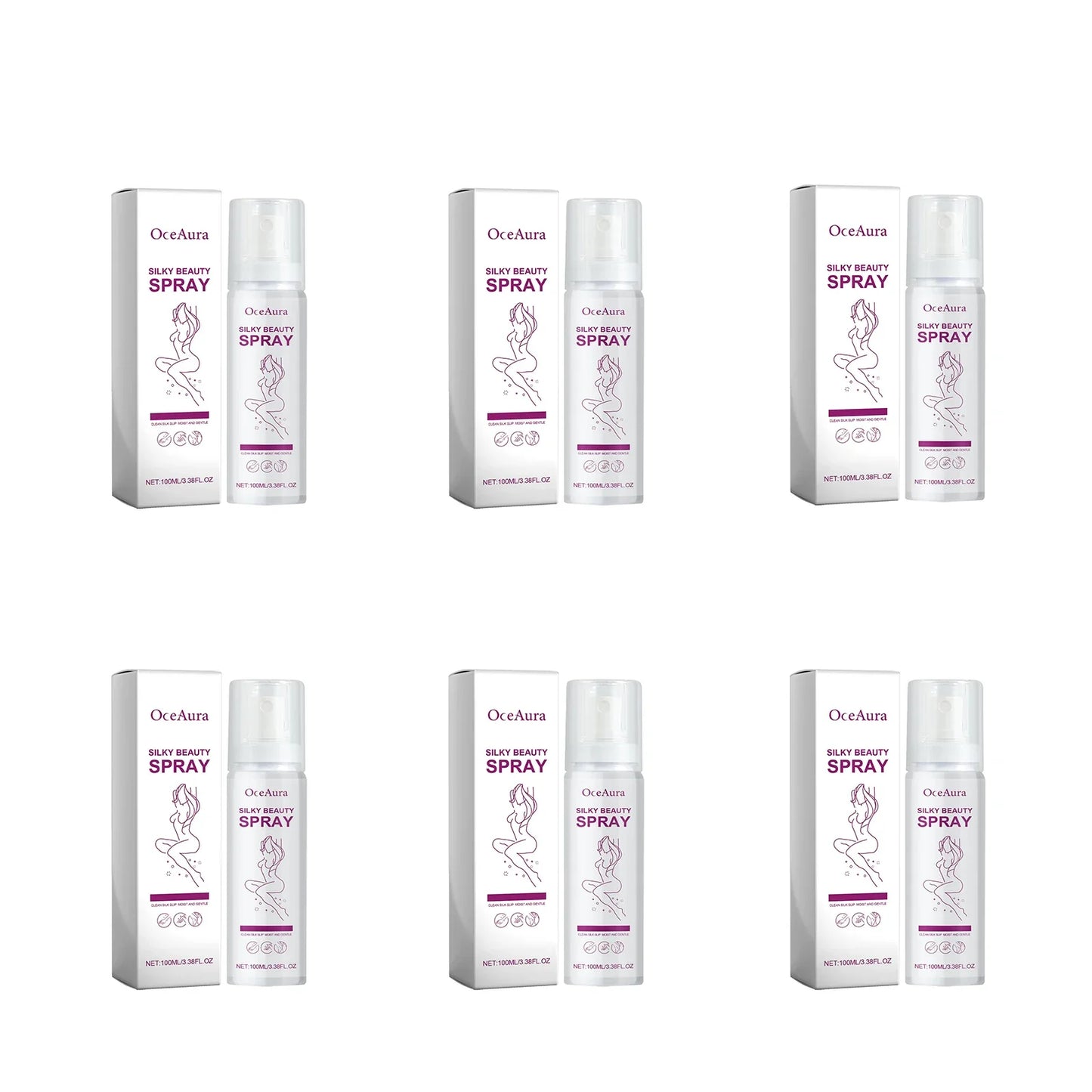 OceAura Painless Hair Removal Spray – Depilatory Mousse Cream